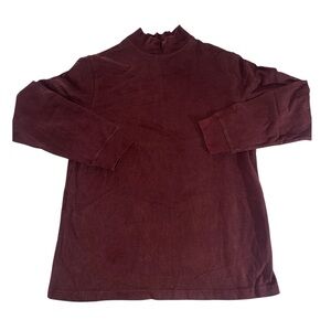 Covington 100% cotton Burgundy Knit Top